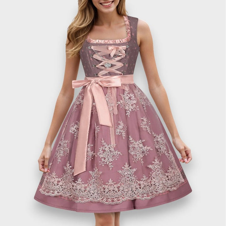 Φόρεμα Midi Dirndl | Χωρίς μανίκια | Oktoberfest